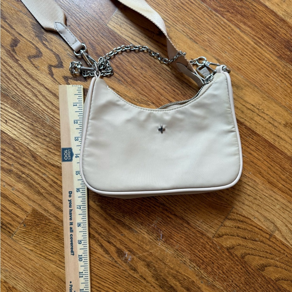 PETA + JAIN Paloma Nylon shoulder bag in beige - Picture 6 of 6